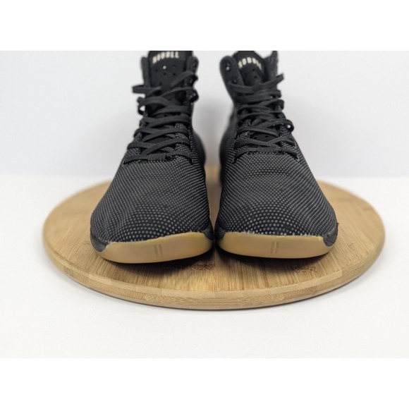 Nobull Outwork High Top Shoes Mens 12.5 Black Gum Gym Workout Athletic Sneakers - Picture 7 of 11
